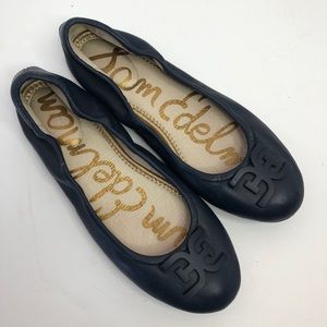 Sam Edelman Navy blue Florence Flats Sz 7.5